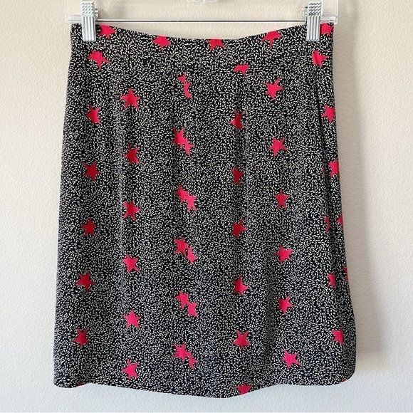 & other stories Nautical Star Print Wrap Mini Skirt Size US 6 4th of July USA - Picture 5 of 10